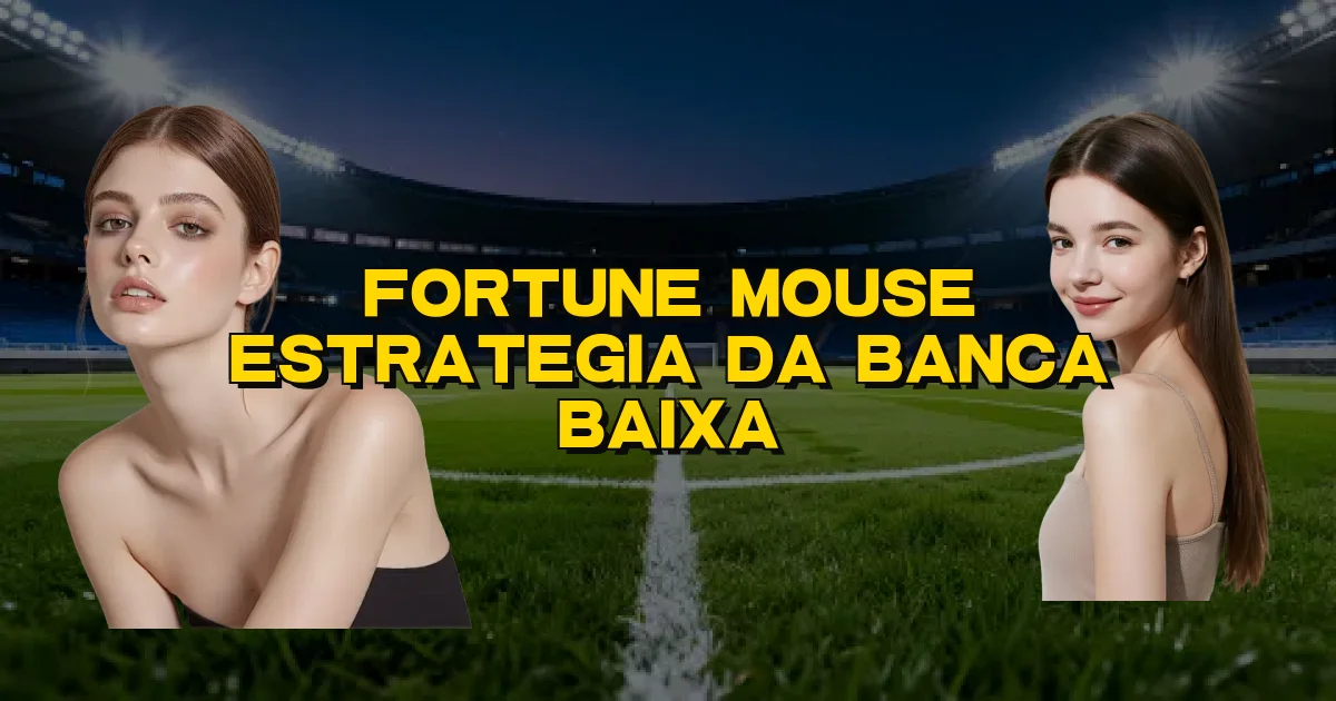 Fortune Mouse Estrategia Da Banca Baixa Oficial